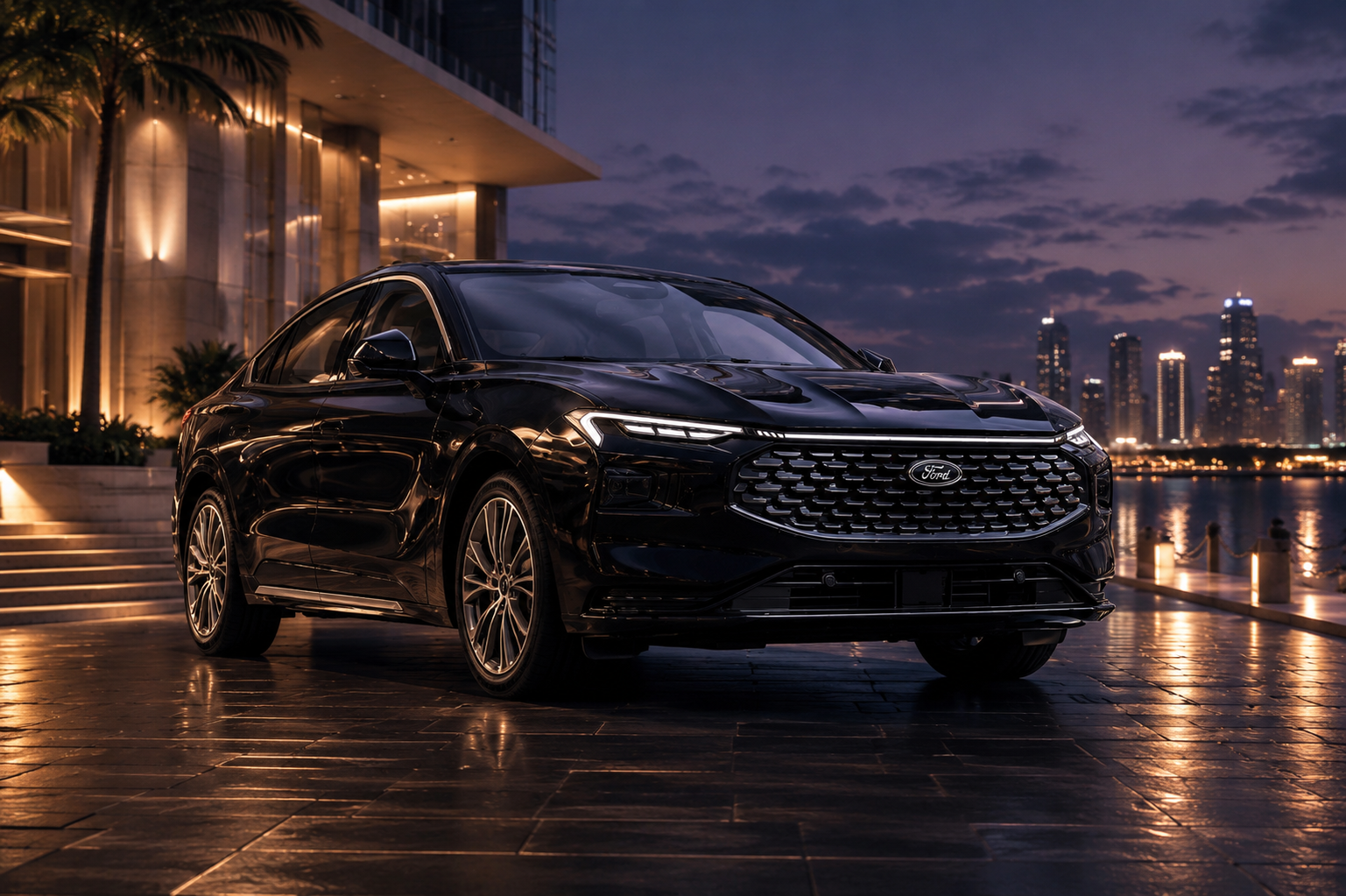 Ford Taurus sedan from the Fly Limo fleet